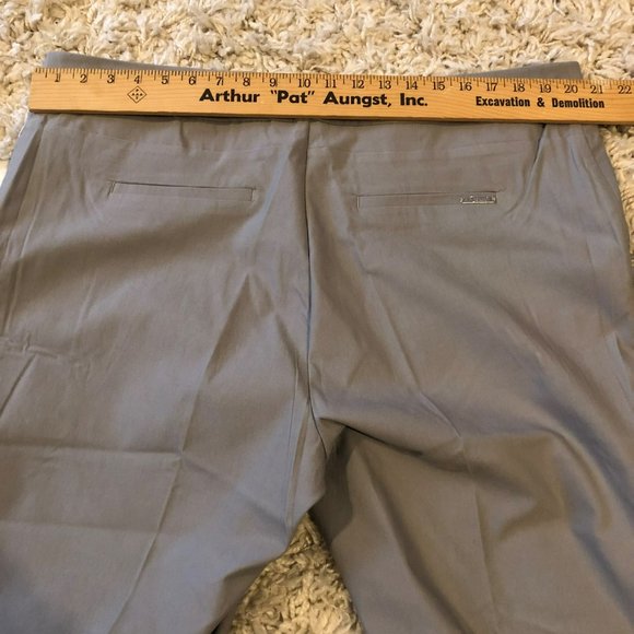 NWT Rekucci Curvy Women Modern Plus Size Pant w/Tummy Control Panel Silver Sz 22 - Picture 6 of 7